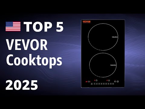 VEVOR Induction Cooktop 12inch 2 Burners Built-in Electric Stove 220V 3500W, Induction Burner for Kitchen, with 11 Power Levels, Knob Control, Ceramic Glass Surface, Child Lock video review thumbnail