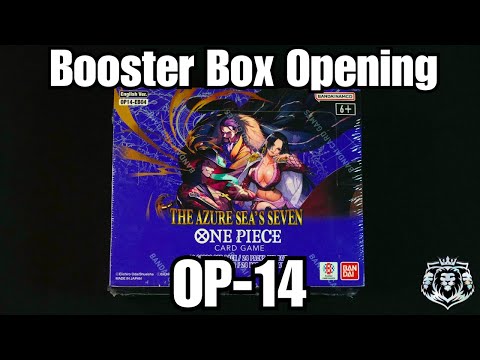 Opening an The Azure Sea's Seven (OP-14) One Piece Booster Box! *NEW SET*