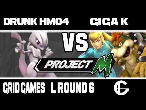 Drunk HM04 (Mewtwo) VS Giga K (Zero Suit/Bowser) | Grid Weekly Losers Round 6
