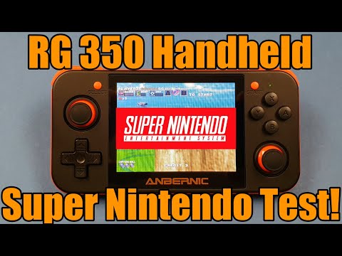 RG350 - Anbernic - Retro Gaming Handheld - Nintendo SNES - Games Tested!