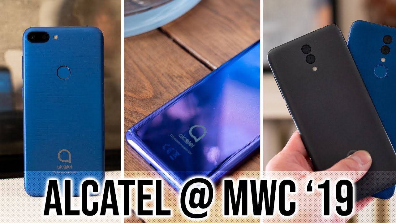 Alcatel 1s, 3, and 3L Hands On