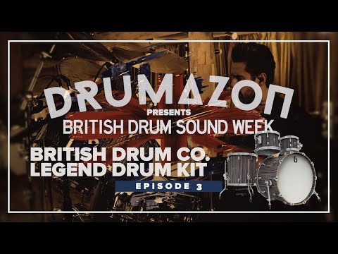 British Drum Company Legend Series Drum Kit, audio demo from Drumazon. British Drum Sound Week Ep.3