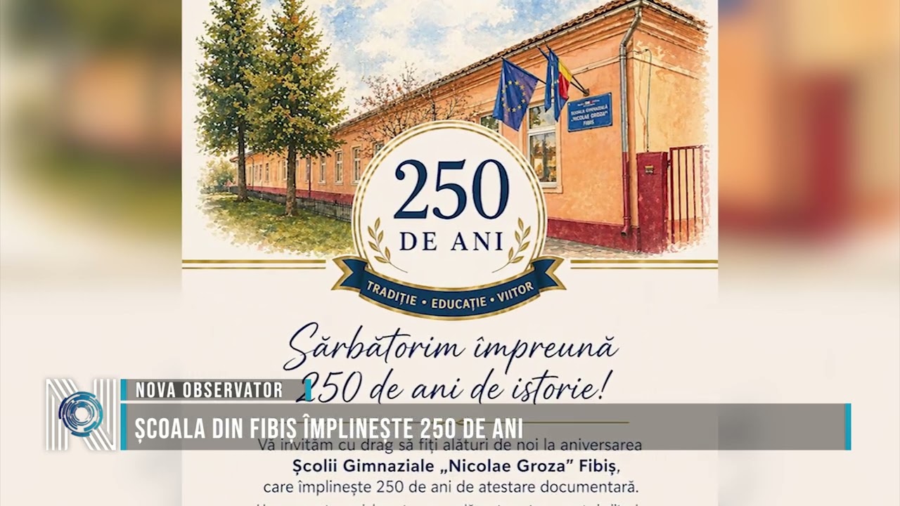 Școala din Fibiș împlinește 250 de ani