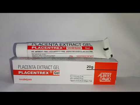 Placenta extract gel, albert david ltd, 20 g