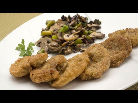 Receta de Criadillas rebozadas con champiñones y espárragos salteados de Karlos Arguiñano