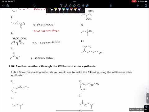 Organic Chemistry 1: Naming ethers practice problems