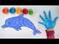 Learning Animals Colors For Children Paint Body Finger Nursery Rhymes