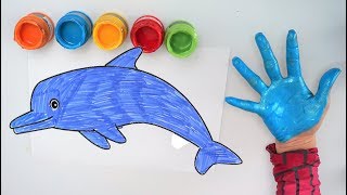Download lagu Learning Animals Colors for Children Paint Body Finger Nursery Rhymes mp3