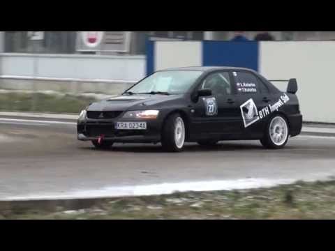 Ł. Kotarba / T. Kotarba - Mitsubishi Lancer EVO IX - KJS Świąteczny Super OeS Gorlice 28-12-2014