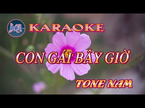 Karaoke  Con gái bây giờ   Con gai bay gio_Nam   Bình Quân Anh