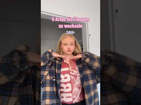 Tampon wechseln 🫡 IG: marieejoan ♥️ #tampon #menstruation #comedy #viralvideo