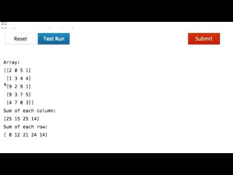 Operations on ndarrays