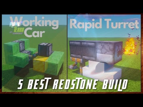 Crafting Ops - MINECRAFT | 5 BEST REDSTONE BUILD | CRAFTING OPS