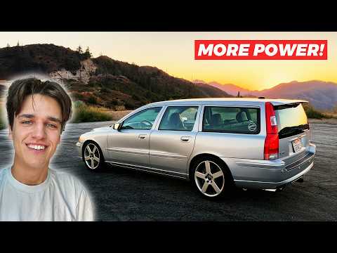 Installing a Downpipe & ECU Tune on My Scrap Volvo V70R!