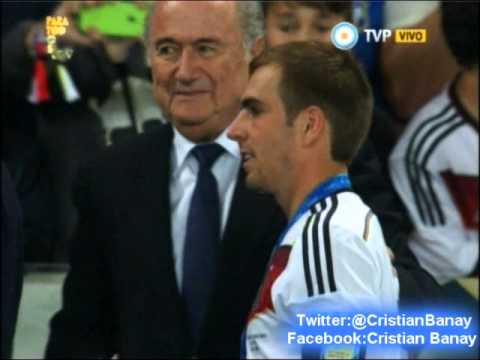 Alemania 1 Argentina 0 (Relato Sebastian Vignolo)  Mundial Brasil 2014