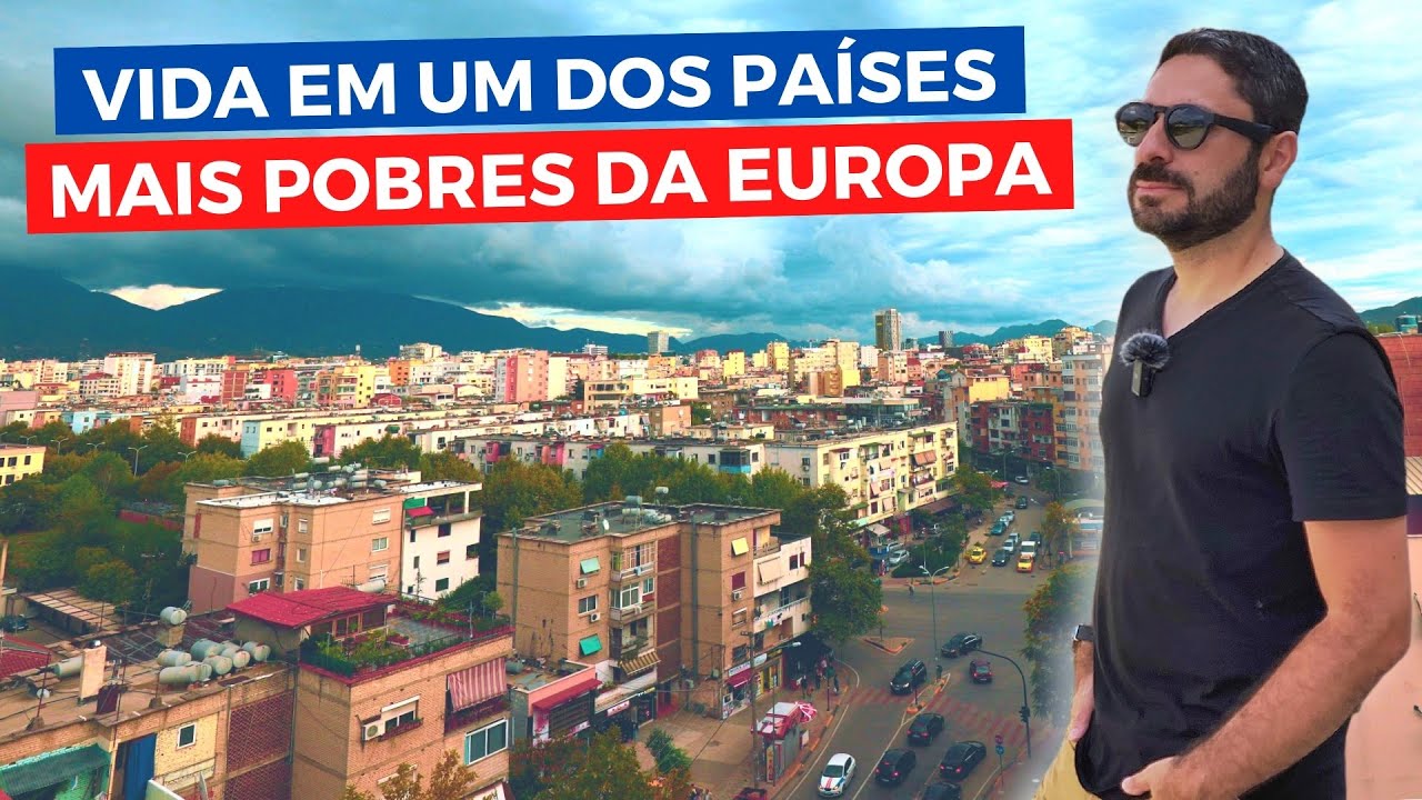 NOSSA ROTINA VIVENDO EM UM DOS PAÍSES MAIS POBRES DA EUROPA! Como é a Vida Nômade em Tirana, Albânia