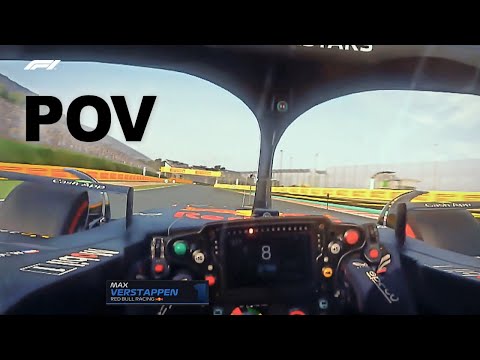 F1 VISOR CAM: Max Verstappen's 2023 Japanese GP Pole Lap Through Helmet Cam | #AssettoCorsa