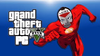 GTA 5 PC Funny Moments - Flash Mod, Aliens, Zombies, Clowns, Gravity Gun, Telekinesis!)