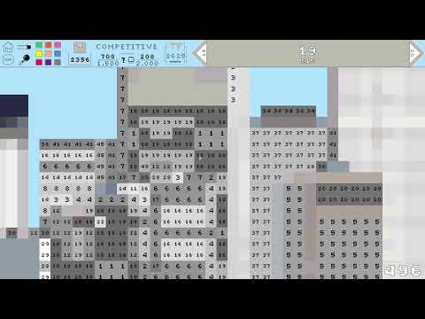 Pixel Rium Steam Community :: Video :: Pixelarium - Full Solve - Beijing Skyline (M)