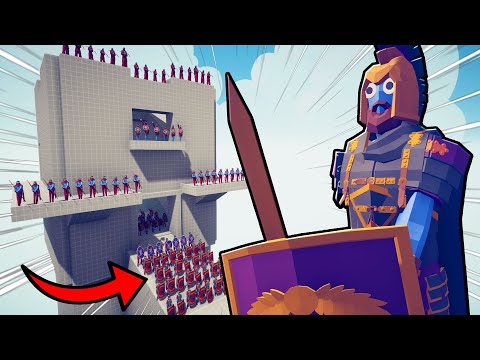 Roman Army SUPER FORTRESS vs All TABS Armies! - Totally accurate battle simulator best mods