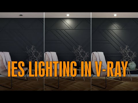 Evermotion Archviz Training Online - Chapter 5 - Using VrayIES lights