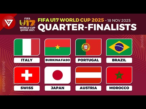 🔴Quarter-Finals FIFA U17 World Cup Qatar 2025: All 8 Teams Qualified
