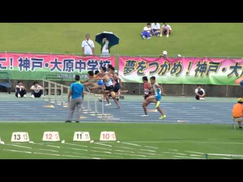 2015年度JO最終選考会 2年男子110mH 1組目
