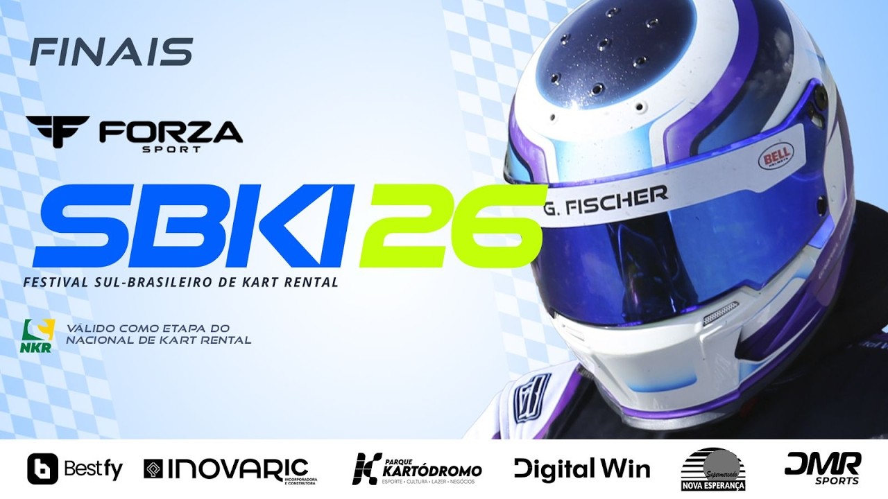 🏆 FINAIS AO VIVO | SBKI 2026 - Festival Sul-Brasileiro de Kart Rental | A Hora dos Campeões!