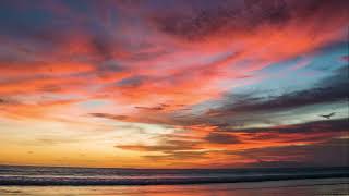 Download lagu Gorgeous Red Pastel Sunset and Ocean Waves on a Tropical Beach mp3 Download lagu Gorgeous Red Pastel Sunset and Ocean Waves on a Tropical Beach mp3