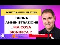 Prinicpio Della Buona Amministrazione Cosa Significa