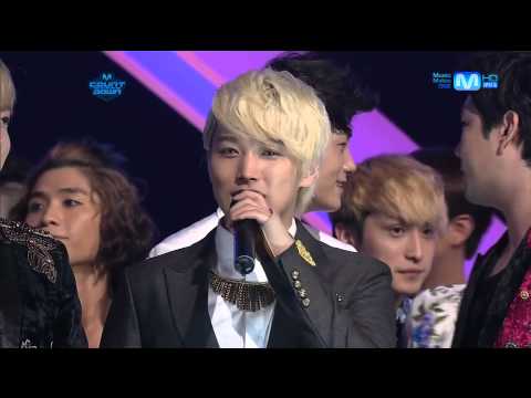 120712 Mnet M!CountDown Super Junior - 一位獲獎 + 安可