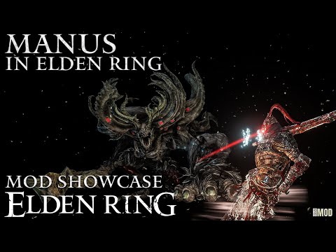 Manus, Father of the Abyss Boss Fight in Elden Ring | Dark Souls x Elden Ring Golden Age Mod