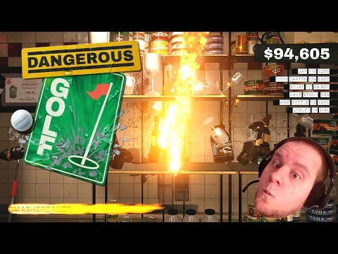 Crazy New Golf Game! Dangerous Golf!