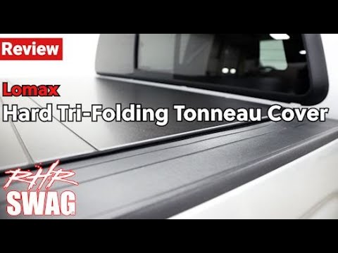 Lomax Hard Tri-Folding Tonneau Cover - RHR Swag