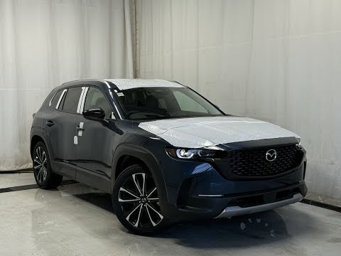 2025 Mazda CX-50 GT w/Turbo AWD in Blue for sale at Park Mazda in Sherwood Park, AB