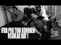 IFBB PRO TONI KOHONEN REGULAR DAY 1