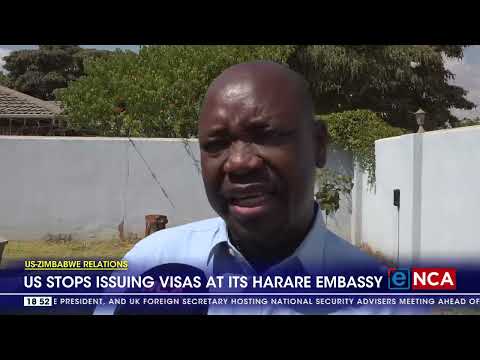 US suspends visa applications from Zimbabwe