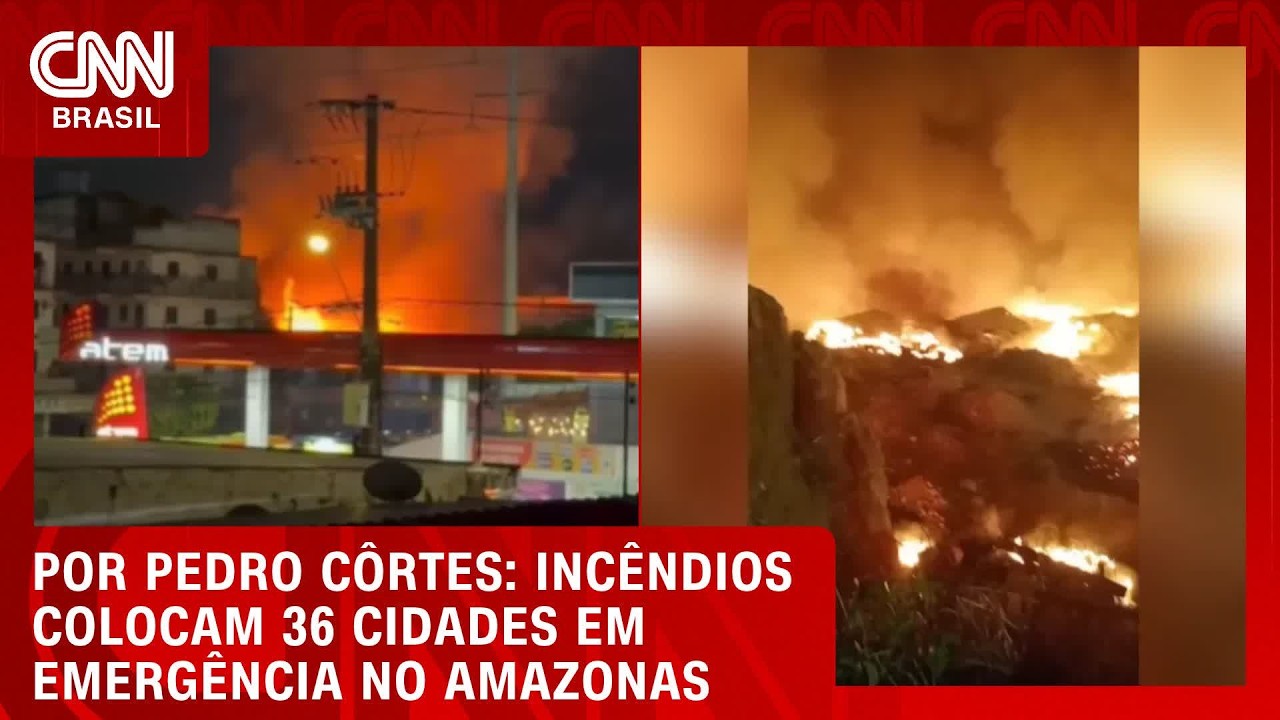 Governo reconhece emergência em 36 cidades do Amazonas após incêndios | CNN NOVO DIA