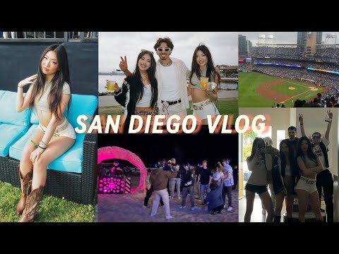 VLOG: SAN DIEGO W/ SUBURB TALKS- Festival, Baseball Game, Bars