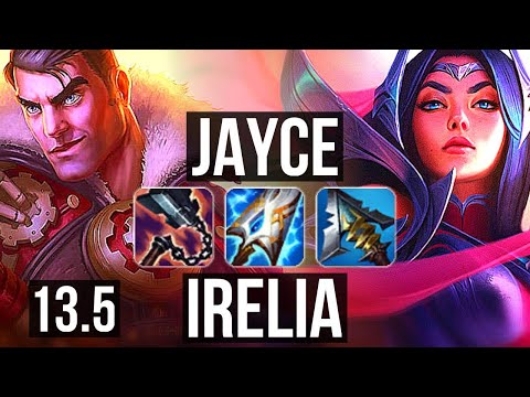 JAYCE vs IRELIA (TOP) | 7/1/5, 1100+ games, 1.7M mastery | KR Challenger | 13.5