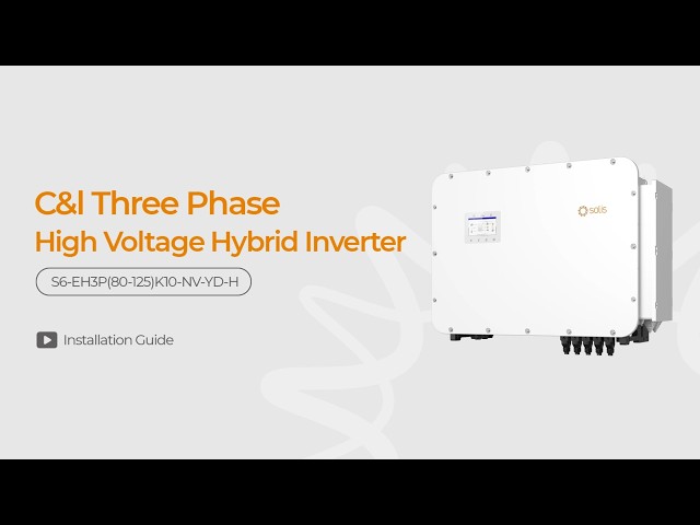solis Pv invertteri solis s6-eh3p100k10 100kw hybrid