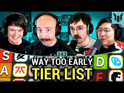 The WAY TOO EARLY Tier List for VCT 2026 — Plat Chat VALORANT Ep. 243