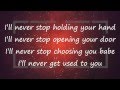 Never Stop Lyrics (Wedding Version) - Safetysuit