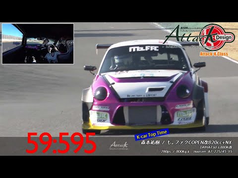 Attack 筑波 2021 も。ファク COPEN 59秒595
