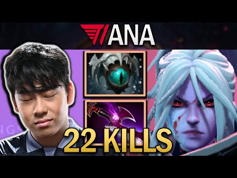 Drow Ranger Dota 2 gameplay T1.Ana with Skadi and 22 Kills