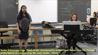 Think of Me Cover (Andrew Lloyd Weber) - Phantom of the Opera