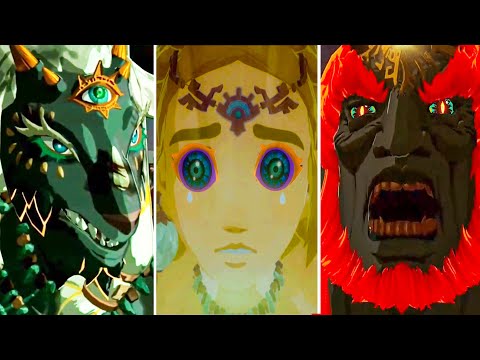 All Characters To Monsters Transformations Scenes - Zelda Tears Of The Kingdom 2023