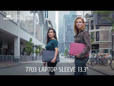 NK dėklas Rivacase SUZUKA 13.3" pilkas video