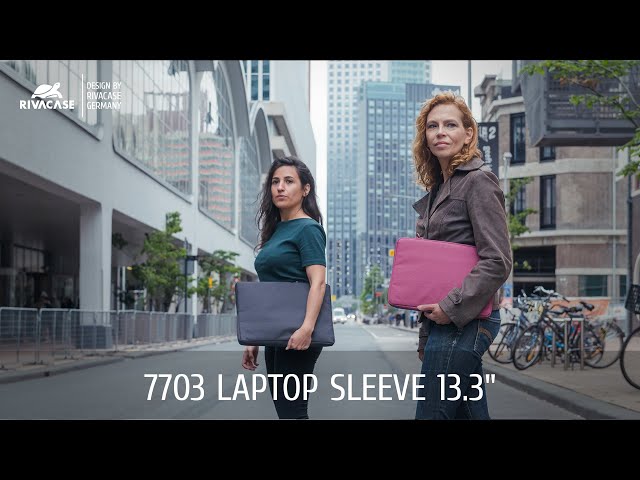 Rivacase Suzuka 7703 Funda Negra para Portátil hasta 13.3" video
