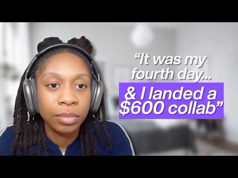 First-time creator closes a $600 deal on day 4